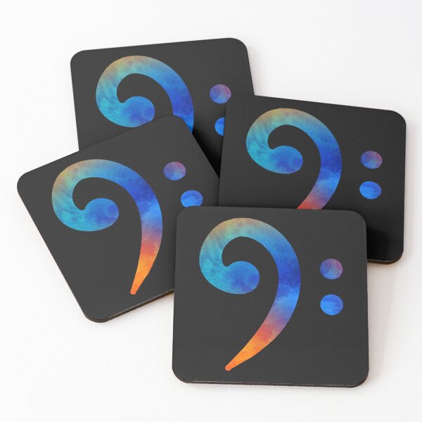 Item preview, Bass Clef Note Watercolor Musician designed and sold by ThemBinhURUS.