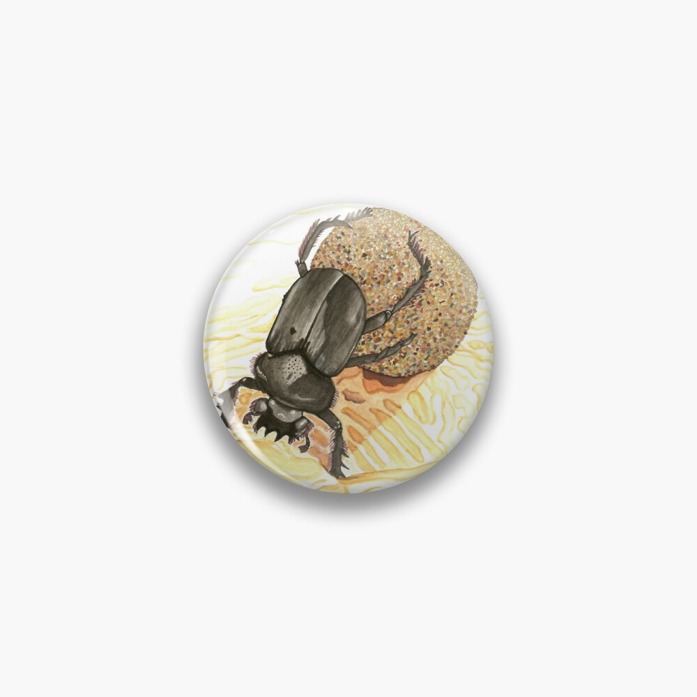 Dung Beetle Pin for Sale by Stephanie Wilker
