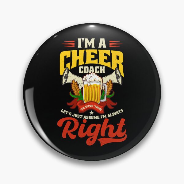 Item preview, Cheer Coach Shirt  Let's Assume I'm Right  designed and sold by MarkJohns19915.