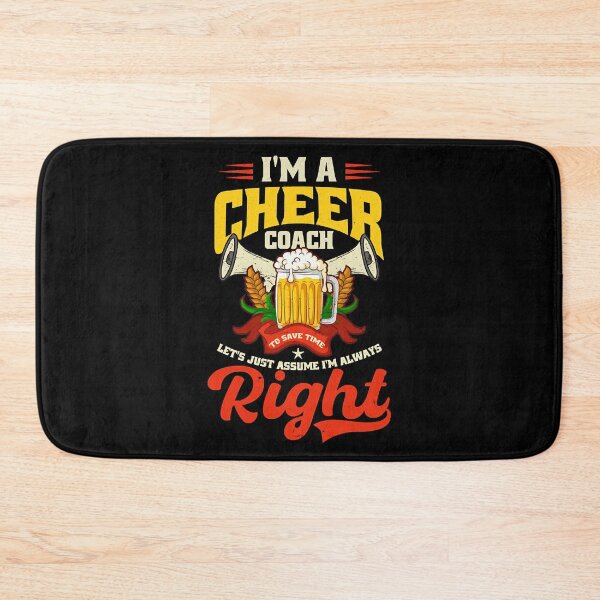 Item preview, Cheer Coach Shirt  Let's Assume I'm Right  designed and sold by MarkJohns19915.