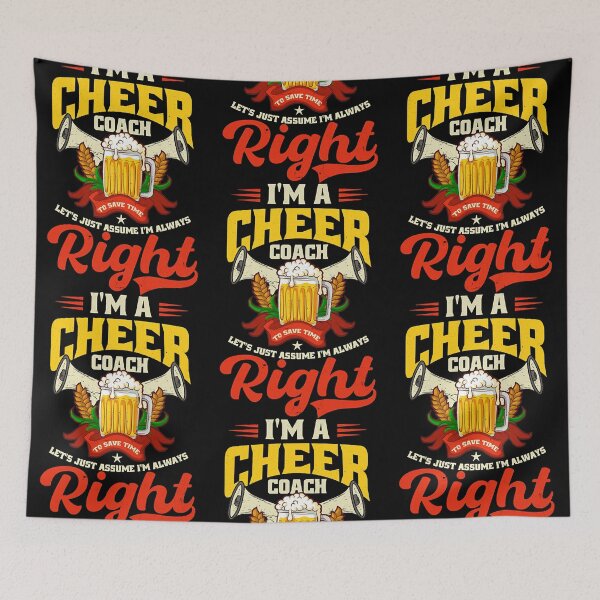 Item preview, Cheer Coach Shirt  Let's Assume I'm Right  designed and sold by MarkJohns19915.