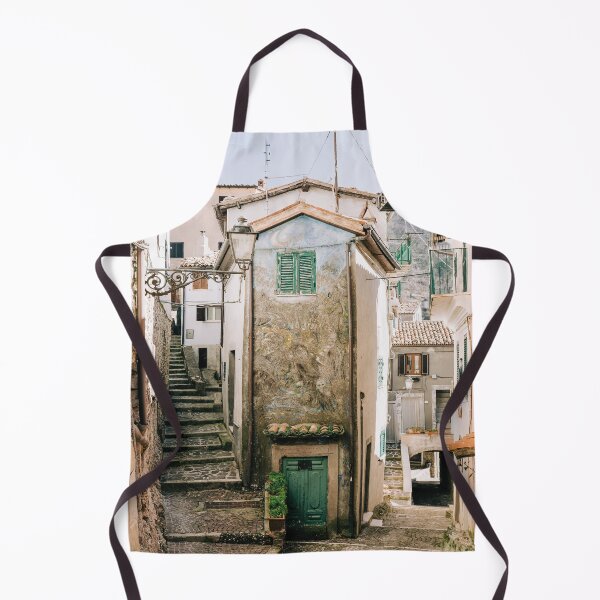 Item preview, Old street & pink Italian houses - roads intersection designed and sold by anisbbmbrush.