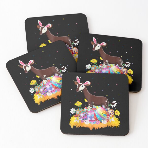 Item preview, Funny Easter Egg Lover Cute Okapi Easter Sunday T-Shirt designed and sold by jayesqnoon.