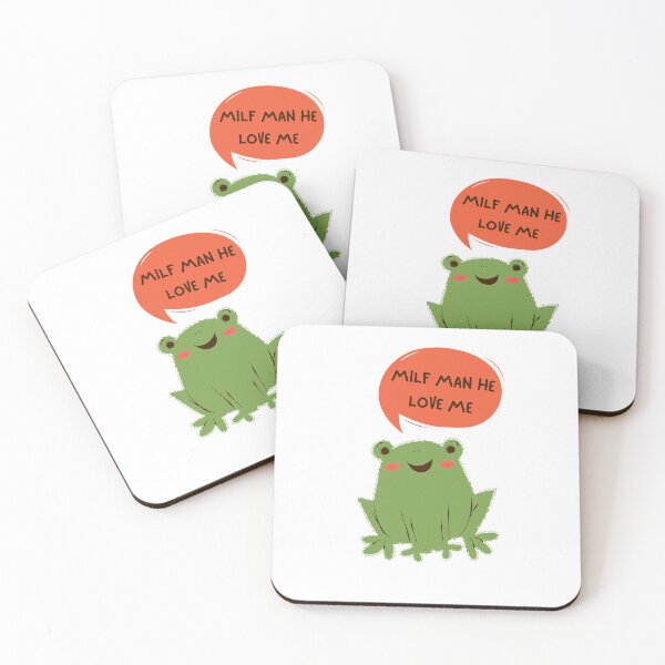 Item preview, milf man i love frogs cool funny stuff designed and sold by MizMed ⭐⭐⭐⭐⭐.