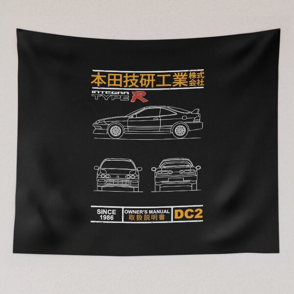 Item preview, Blueprint of the Integra Type R Classic T-Shirt designed and sold by MRIOJOFN93.