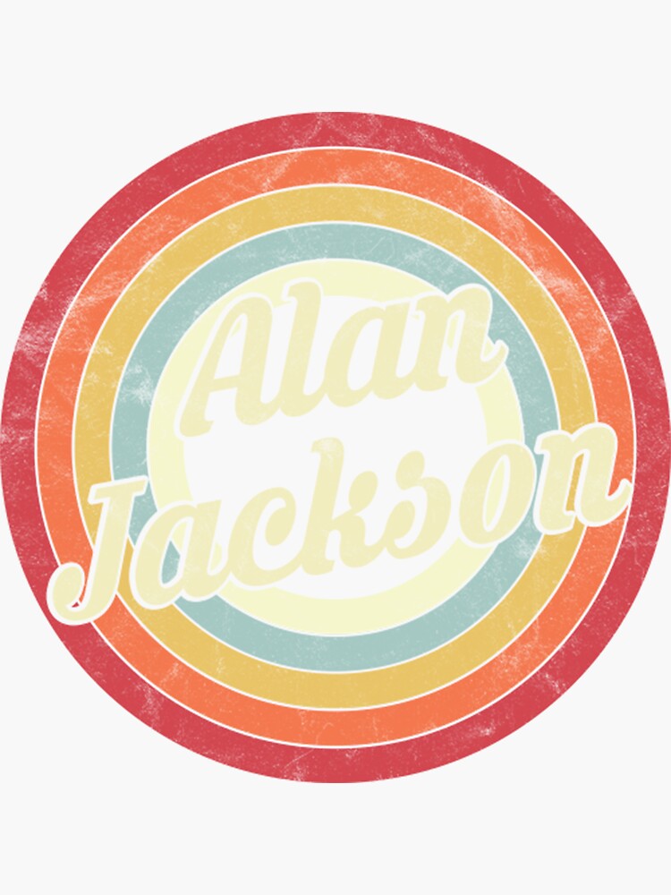 Alan Jackson Sticker By Amberrspindler Redbubble 5755