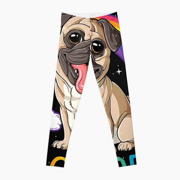 Pug Unicorn Galaxy Leggings