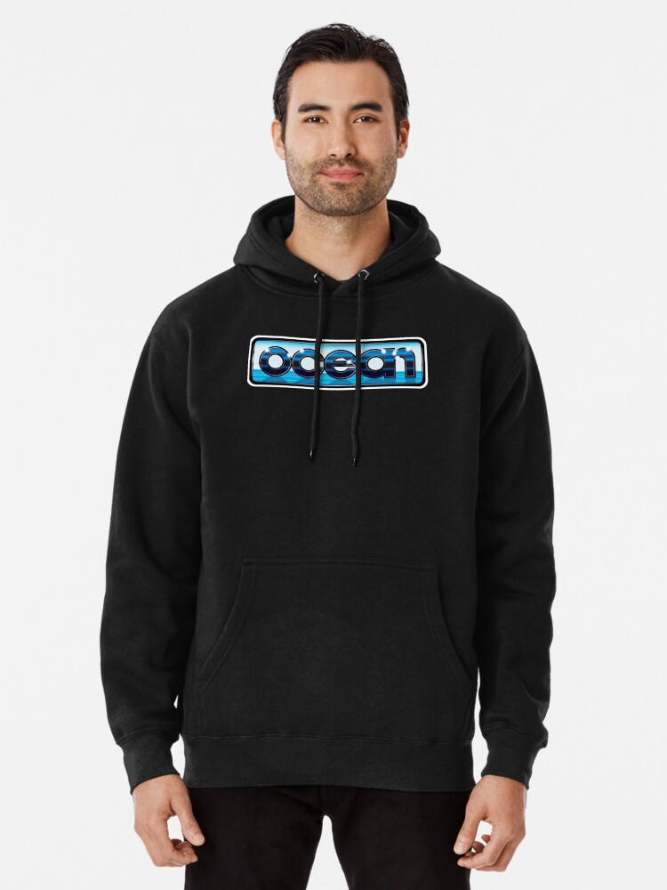 Ocean Software Logo from the 80&x27;s - High Quality Recreation 100 (Amiga,  C64, Amstrad, Spectrum | Pullover Hoodie