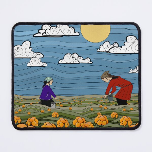 Item preview, Salmonberry Picking designed and sold by sarahschroeder.