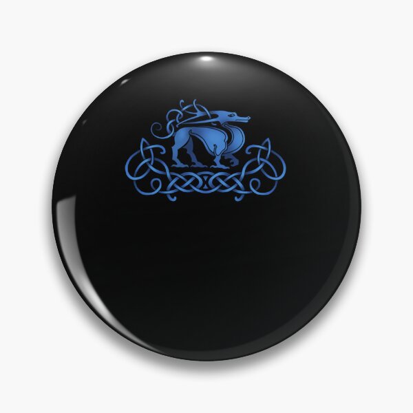Item preview, Pictish Dragon_Blue Essential T-Shirt designed and sold by DanielGafan.