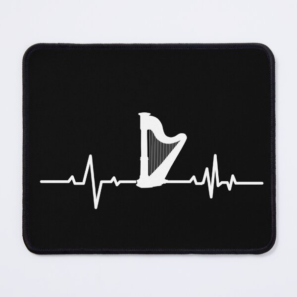 Item preview, Harp Heartbeat As A Harp Player For Music Lover And Musicians designed and sold by Funwithmusic.