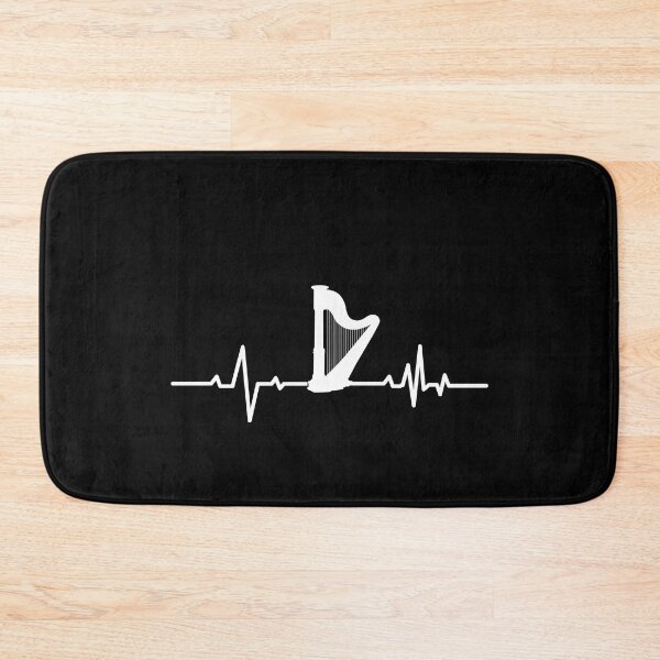 Item preview, Harp Heartbeat As A Harp Player For Music Lover And Musicians  designed and sold by Funwithmusic.