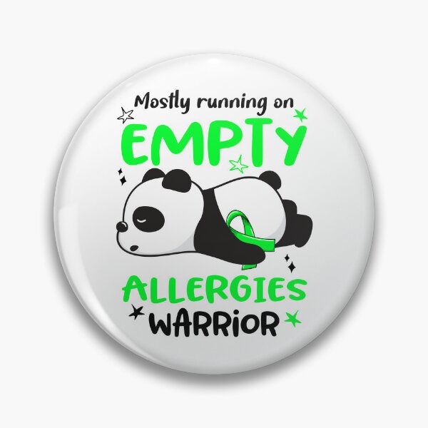 Artikelvorschau, Allergie-Bewusstsein - meistens auf leerem Boden laufen Allergien-Krieger entworfen und verkauft von Hilten.