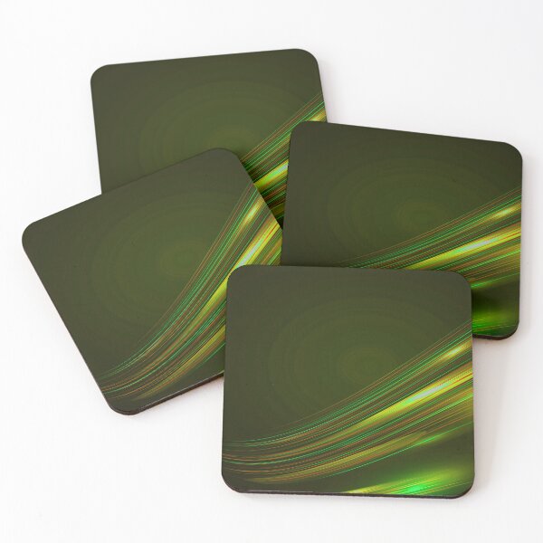 Item preview, Digital Design - Yellow green Abstract Strips  designed and sold by Tshirtstory.