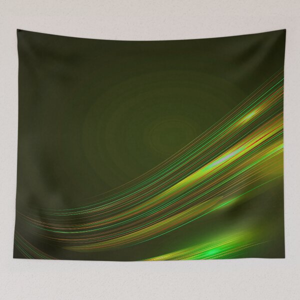 Item preview, Digital Design - Yellow green Abstract Strips  designed and sold by Tshirtstory.