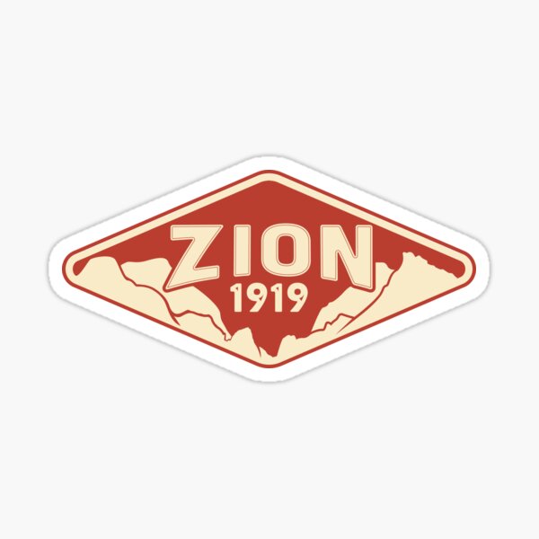 Zion National Park Sticker