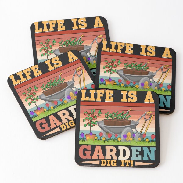 Item preview, Life Is A Garden Dig It (Black) designed and sold by WildChildViolet.