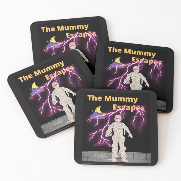 Item preview, The Mummy Escapes for Halloween designed and sold by LGMmugsdesign.
