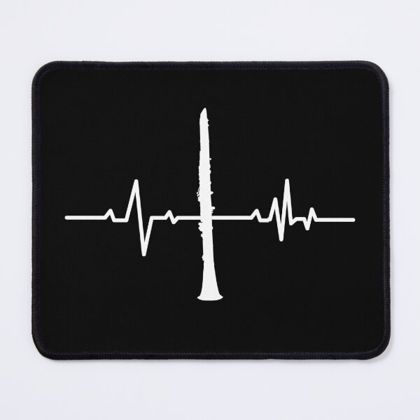 Item preview, Clarinet Heartbeat As A Clarinet Player Or Clarinettist For Music Lover And Musicians designed and sold by Funwithmusic.