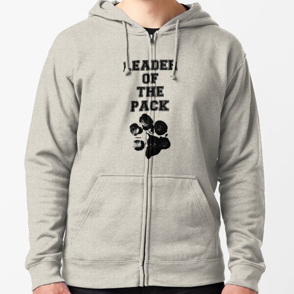 german shepherd leading the pack hoodie