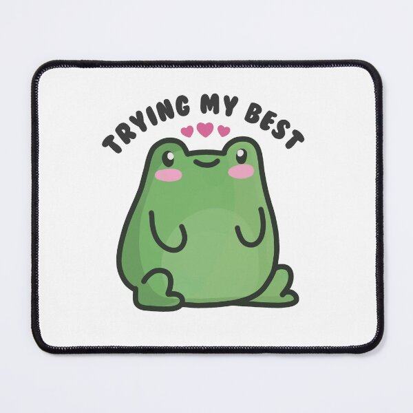 Item preview, Trying My Best Frog designed and sold by LazySueCreations.