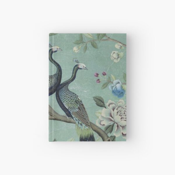 A Teal of Two Birds Chinoiserie Hardcover Journal