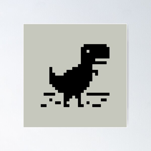 Google Dinosaur Game Wall Art for Sale