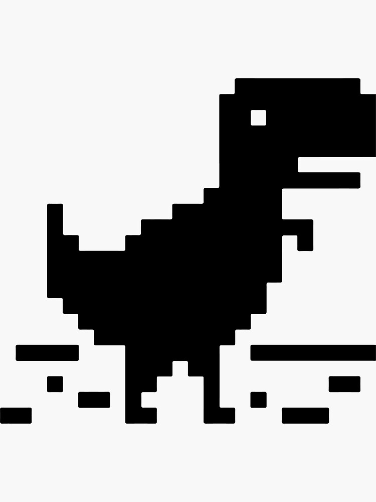 Offline T-Rex Game - Google Dino Run Greeting Card for Sale by Livity