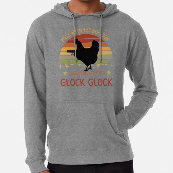 Funny Chicken Gun Glock Bok Bok Gift Art Board Print for Sale by  DadJokeDescript