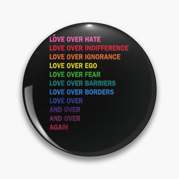 Item preview, love over hate, love over indifference LGB  Classic T-Shirt designed and sold by SilkeBenisch.