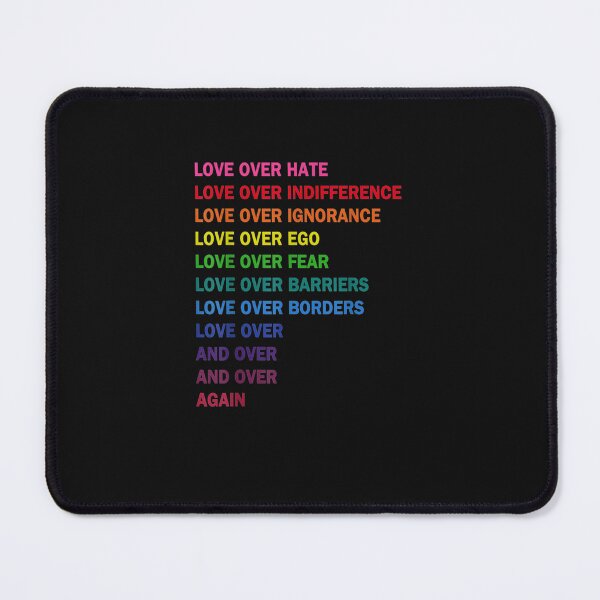 Item preview, love over hate, love over indifference LGB  Classic T-Shirt designed and sold by SilkeBenisch.
