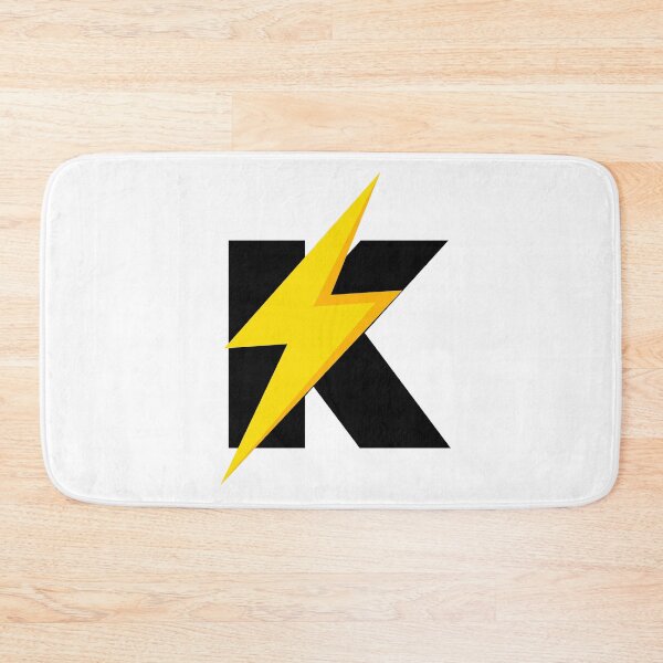 Item preview, k lightning bolt smiley face designed and sold by madraso.