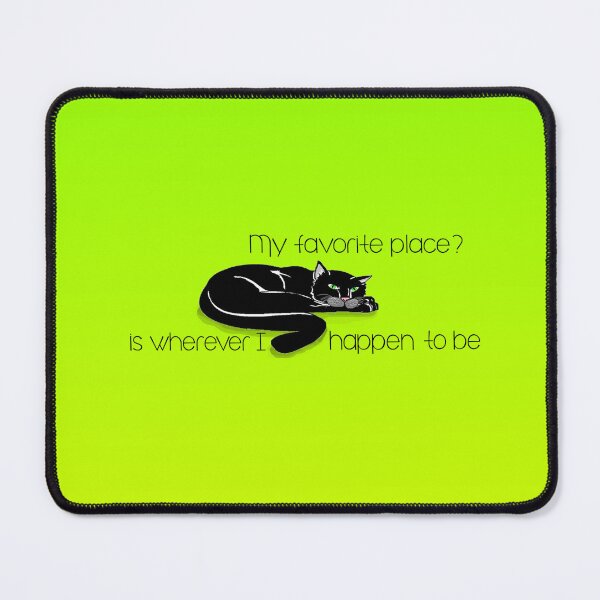 Item preview, Cat's favorite place green deSign designed and sold by MystixJack.