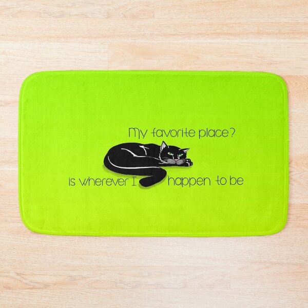 Item preview, Cat's favorite place green deSign designed and sold by MystixJack.
