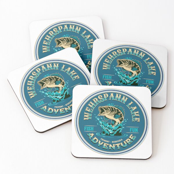 Item preview, Vintage Fishing Wehrspann Lake Nebraska designed and sold by CattlettArt.