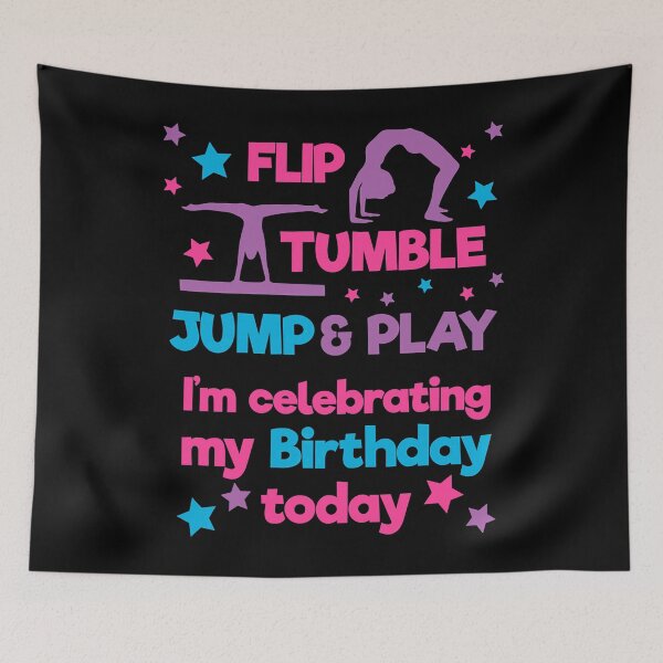 Item preview, Girl's Gymnastics Birthday Party designed and sold by levintere.
