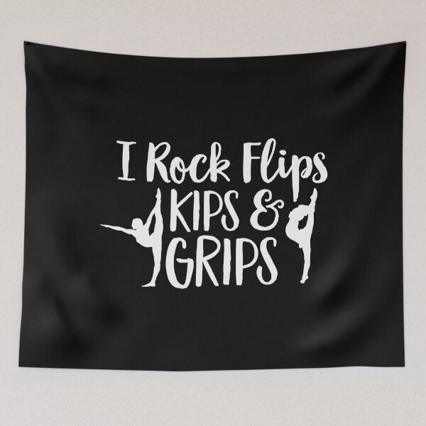 Item preview, I Rock Flips Kips And Grips Funny Gymnastic designed and sold by levintere.