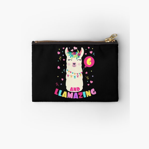 Item preview, Llamazing 6 Years Old Girl Birthday Cute Llama Alpaca Kids designed and sold by SkylerKason.