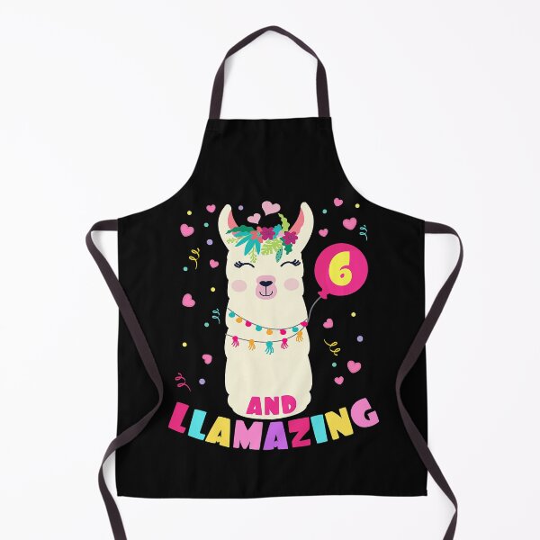 Item preview, Llamazing 6 Years Old Girl Birthday Cute Llama Alpaca Kids designed and sold by SkylerKason.
