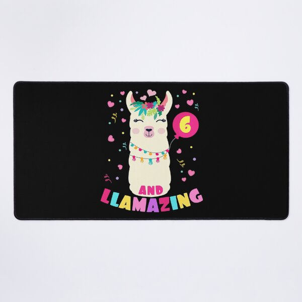 Item preview, Llamazing 6 Years Old Girl Birthday Cute Llama Alpaca Kids designed and sold by SkylerKason.