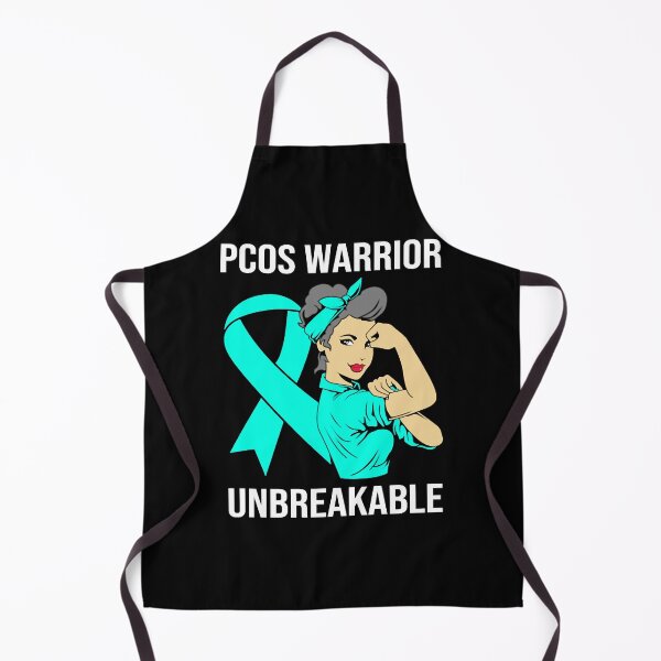 Item preview, Teal Ribbon Pcos Warrior Unbreakable Pcos Women designed and sold by CubioiDiviic.