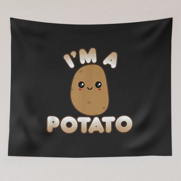 Item preview, Cute Kawaii Style Smiling Im A Potato  designed and sold by BrettPorter2612.