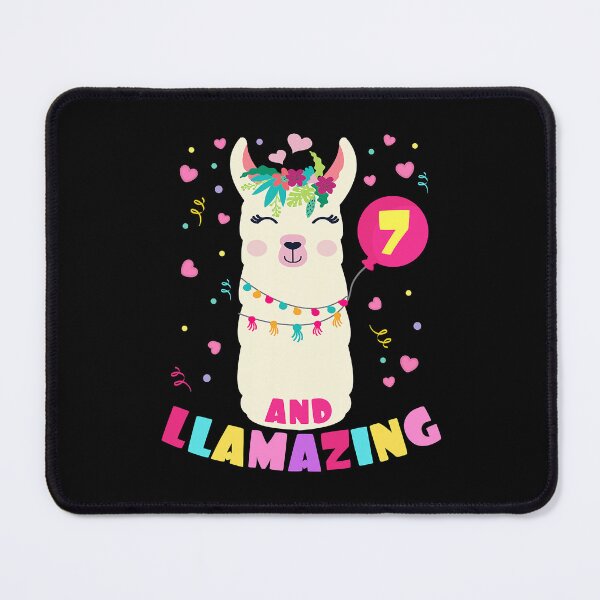 Item preview, Llamazing 7 Years Old 7th Birthday Cute Llama Alpaca Kids designed and sold by SkylerKason.