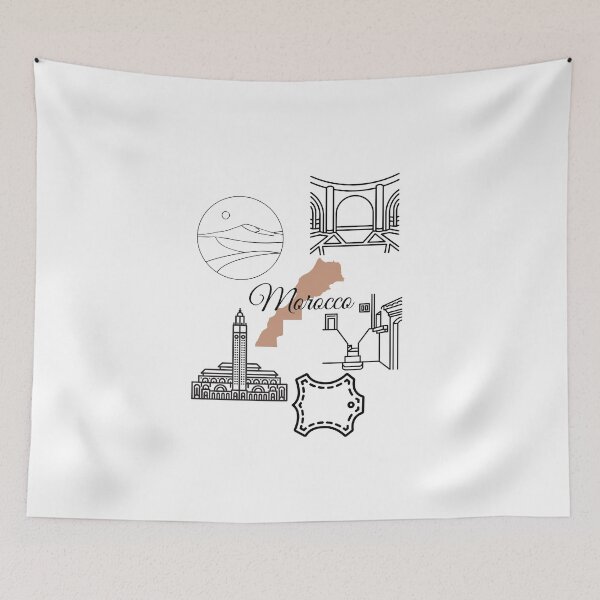 Item preview, Morocco Country designed and sold by byskillbytalent.