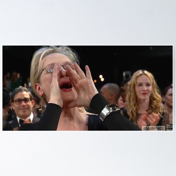 Item preview, meryl streep screaming designed and sold by CalumReid.