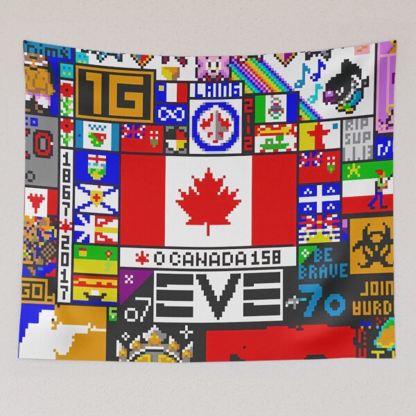 Item preview, R/ Place Canada Flag designed and sold by SophroniaWork.