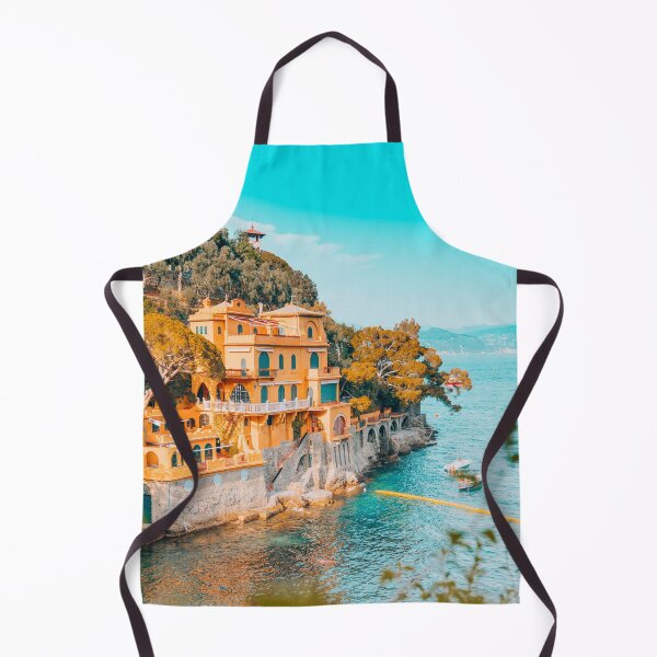 Item preview, Pink and orange houses in Manarola Town in Cinque Terre , five lands - Italy designed and sold by anisbbmbrush.