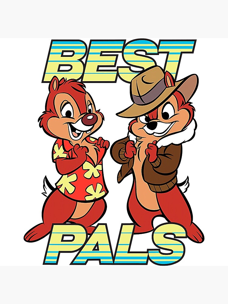 Chip 'n Dale Best Pals  Poster for Sale by EdwardPostle