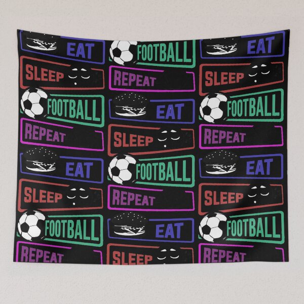 Item preview, eat sleep futsal repeat  designed and sold by TimothyMcc2800.