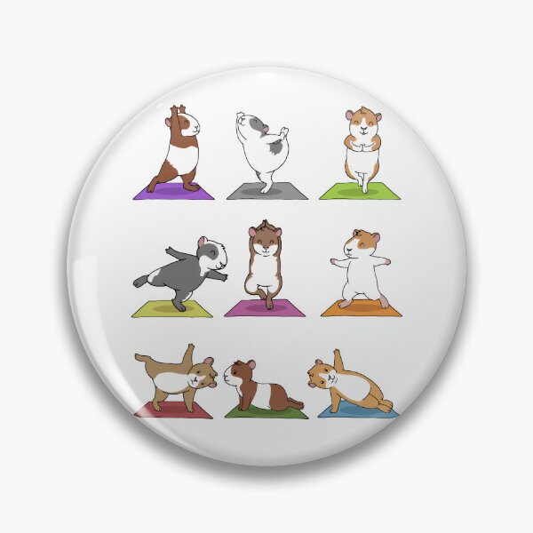 Item preview, Guinea pigs doing exercises cute animal designed and sold by NellieSteven7.